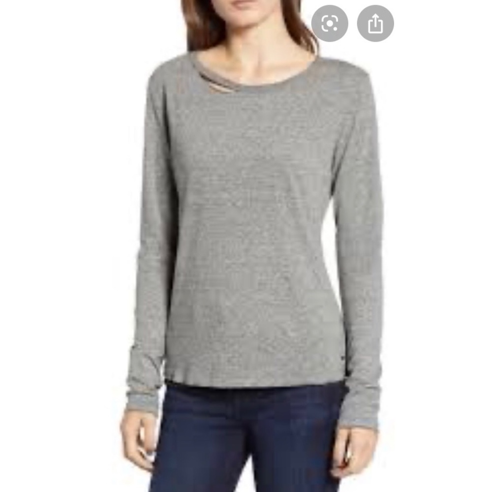 NWT. Philanthropy Deconstructed Long Sleeve Tee